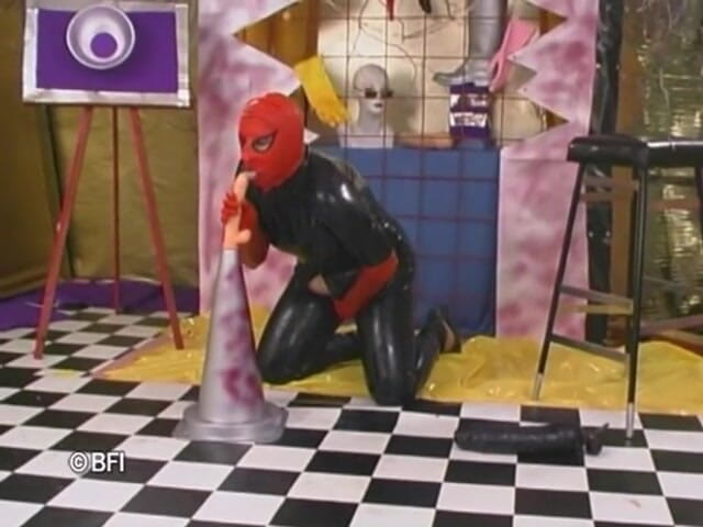 Bizzar hardcore party: Fresh young hard dick and cum fast in their latex...
