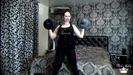 Goddess Misha Goldy: Beating my last weight lifting challenge! More than 50 times per...