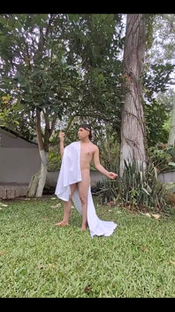 Greek God Turned to Stone Gets Fucked to Be Thawed Out
