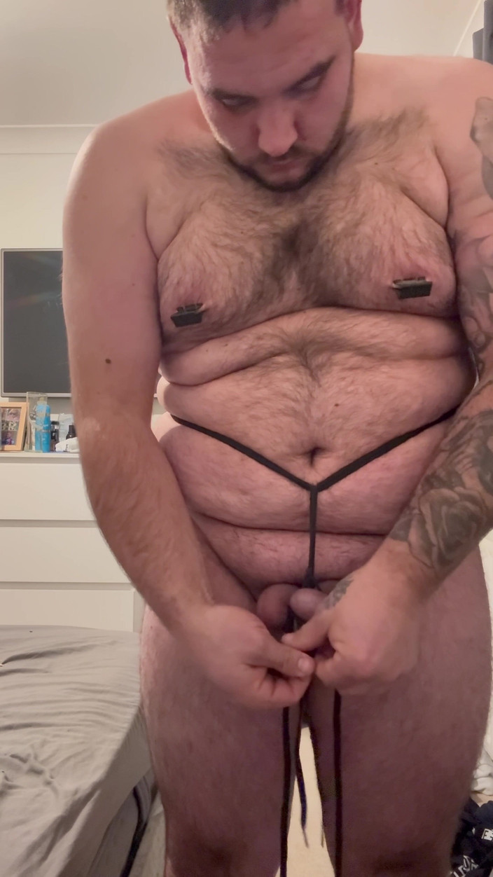 Shaun Cbt: 鸡巴被鸡巴上的蛋蛋束缚