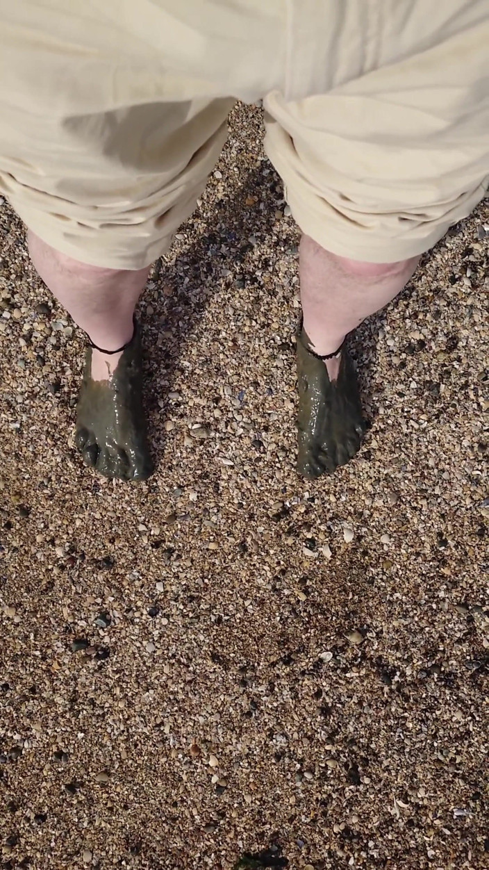 Footfetish: Kurzer Test Im Watt Am Strand Von Horumersiel