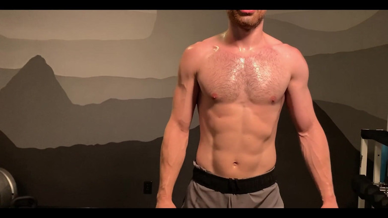 Jay Stroke: Post Workout Flex, Strip, and Show-off