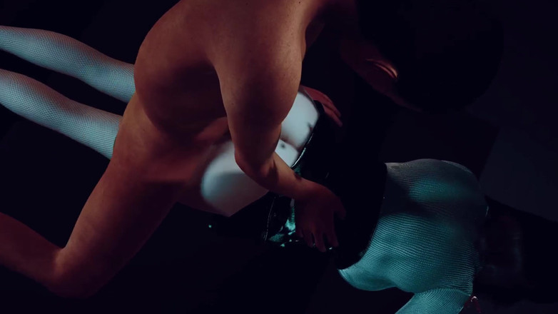Why fuck so hard: 3D Fată costumată cu țâțe uriașe care poartă o rochie sexy...