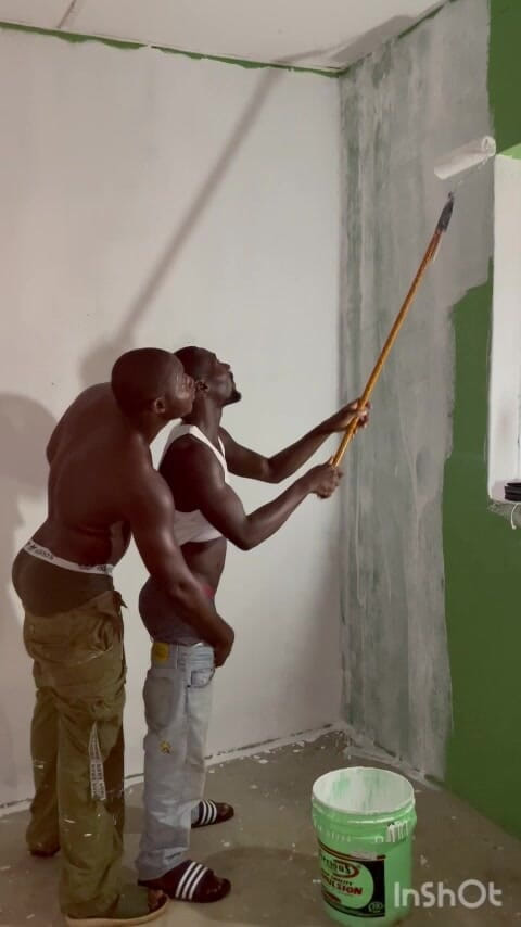 BlackDanie_production: Painting and Getting Fucked by My Boss