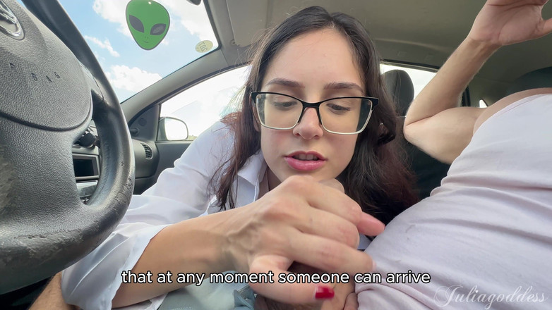 Shamelesscouple: Saya ditangkap memberikan "terapi" di dalam keretanya.. di Tempat Awam