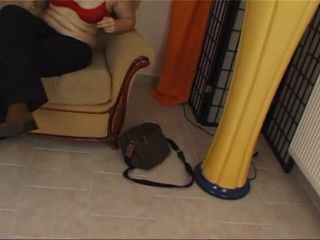 German Classic Porn videos: Nice chubby teen doing her first video