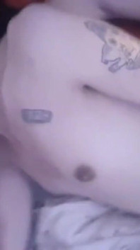 Crossdressed twink fucked raw by sexy straight boy curious