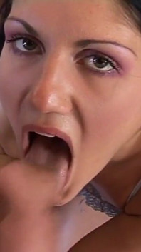 This young brunette loves getting her wet pussy and ass filled with cock