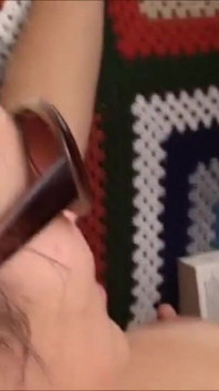 Mil enjoys sucking and fucking a wet cock