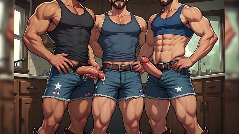 Erotic Man: Horny Men Group Hardcore (ai)