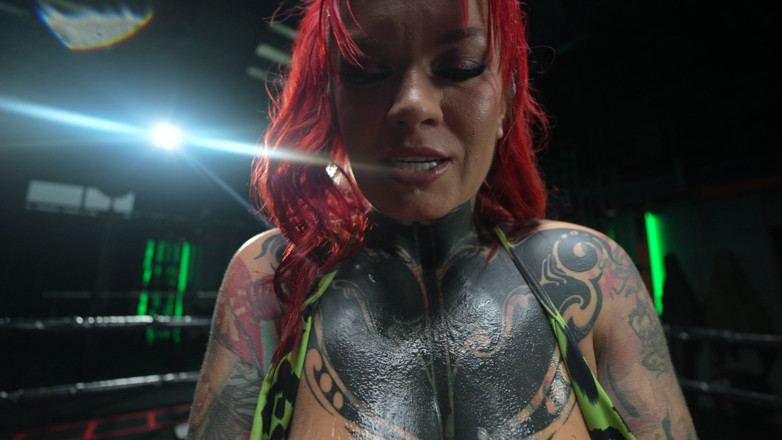 Sabien Demonia: Juicy Oily Boobs JOI in the Gym