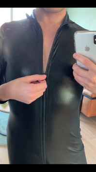 Just a Little Stripping Video in My Tight Catsuit