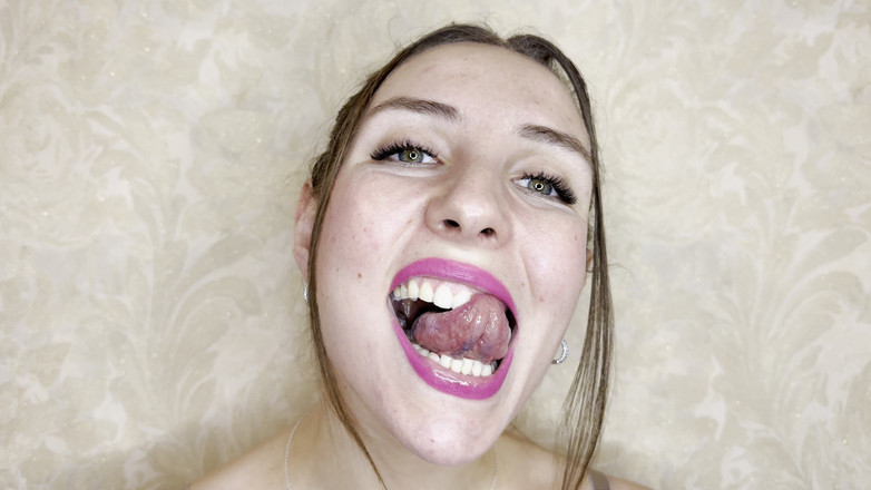 Hottie goddess: Doğal ağız durumu: boğaz görünümü