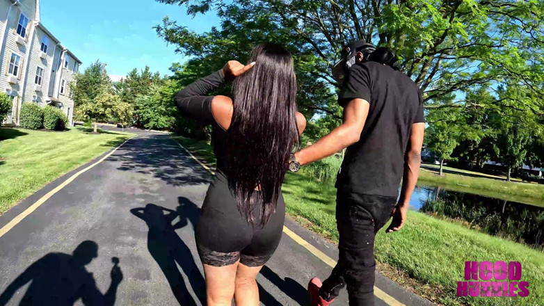 Hood Hunnies: Hood Booty Lacey Gets Her Pussy Beat Down by BBC