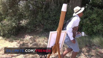 French girls at work: Seks pedesaan dengan seorang petani