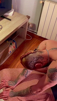 Sexy Body & Cock Training at Home After Work Naughty Boy