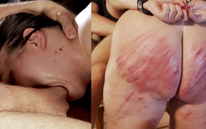 Graias Studio: Metodology of punishment - Sucking under the whipping  - part 2
