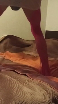 Sissy Girl in Pink Fishnet