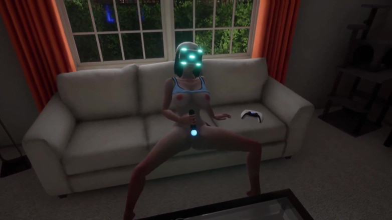 Wraith ward: Ragazza si masturba in VR