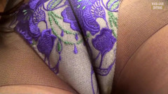 Wabi-Sabi Editions: Silken Desire. Cewek sange dengan stoking seksi ini lagi asik...