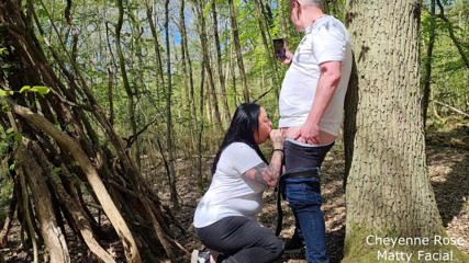 Cheyenne Rose 80: Baise amusante en plein air et facial