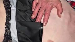 Little Sub Gets Her Ass Fucked by 2 Big Cocks