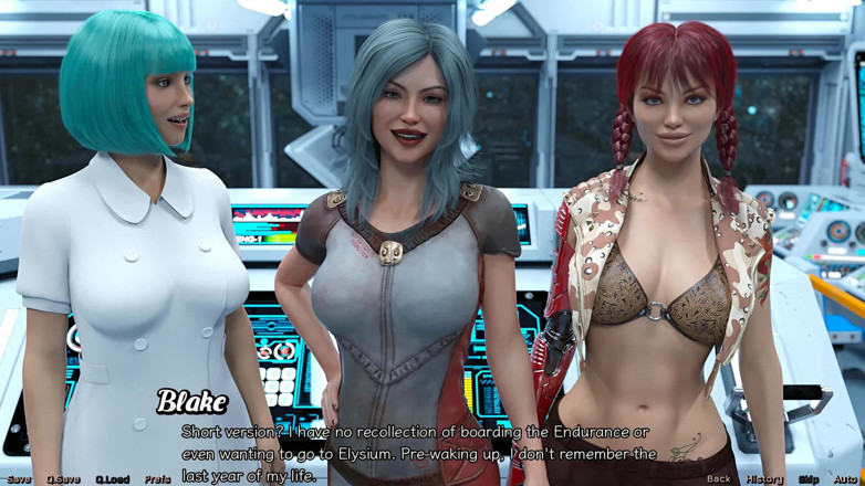 Dirty GamesXxX: Stranded In Space: seksowne dziewczyny. Ep.4