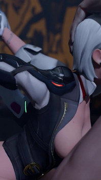 Ashe i D.va z Overwatch - animacja 3D
