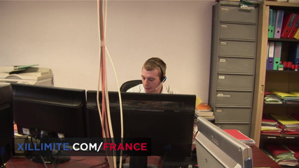 Made In France: Office threesome with sexy boss in lingerie