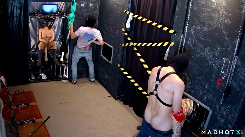 Madhot X: Giant Cumshot in Glory Hole