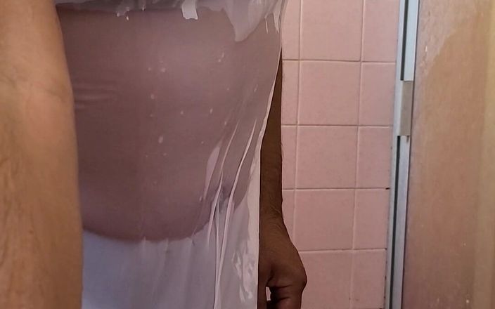 Wet lingerie: Wet White Slip e Preto nylon full cut briefs