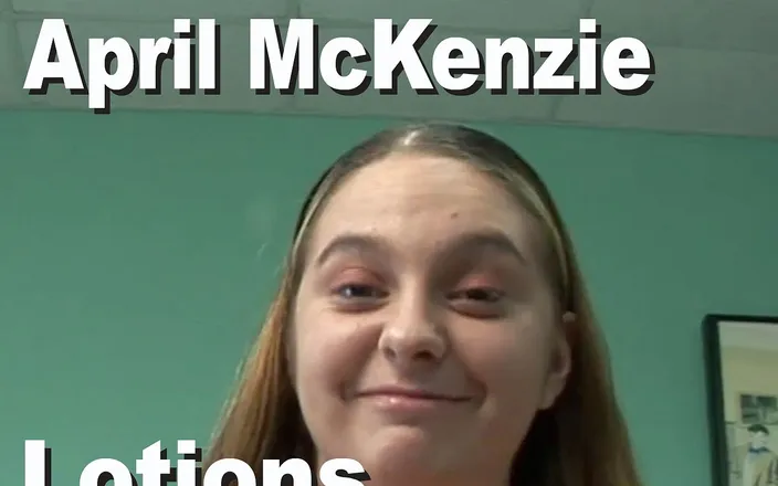 Edge Interactive Publishing: April McKenzie lotions her knockers