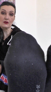 Pamper Your Owner - Black Socks After Exercise, POV, JOI, Lady Victoria Valente