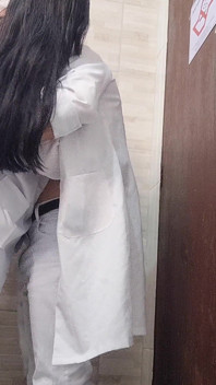 Doctor and Nurse Can't Resist and Have Sex in the Hospital Bathroom During Their Shift
