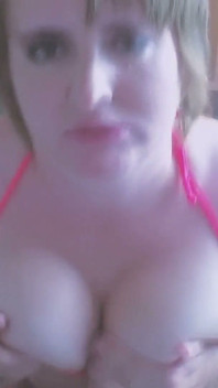 Big Tit Blonde MILF Caught Masturbating