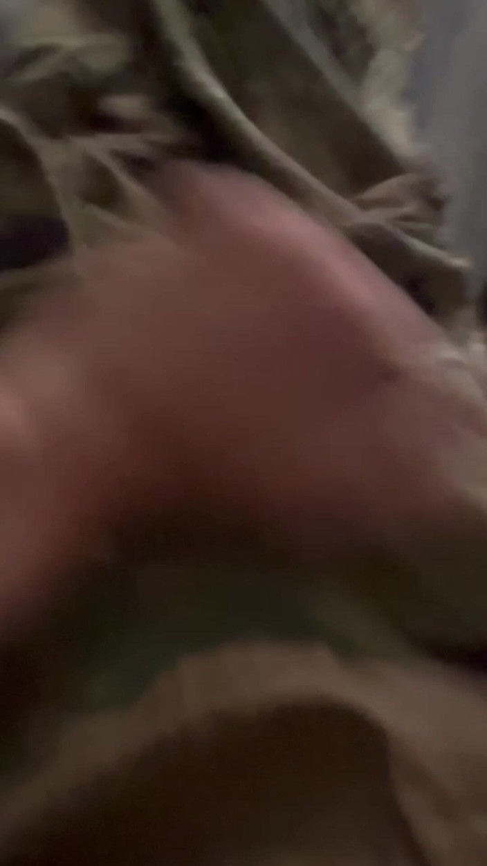 Gay Soldier Stuff: Soldier Uses Vaseline and His Cock to Have Fun Wearing...