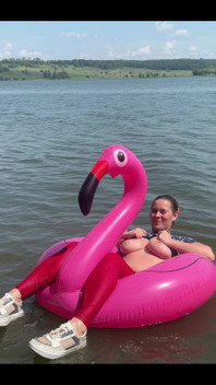 Yes, I’m Really Floating Around in Leggings