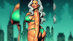 AI Porn: Ai-animatie sterke oma die plaagt