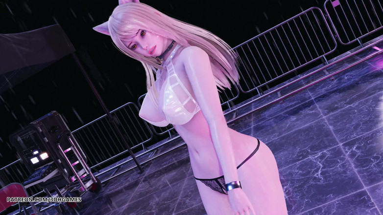3D-Hentai Games: [MMD] Hyolyn - Řekni moje jméno Ahri striptýzová liga legend 4K 60FPS