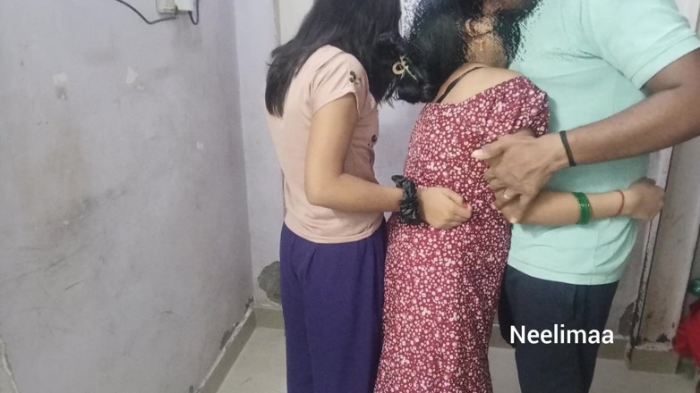 Neelimaa: Une bhabhi desi indienne fait un trio, vidéo de sexe...