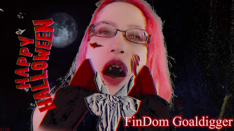 FinDom Goaldigger: Happy Halloween transformation