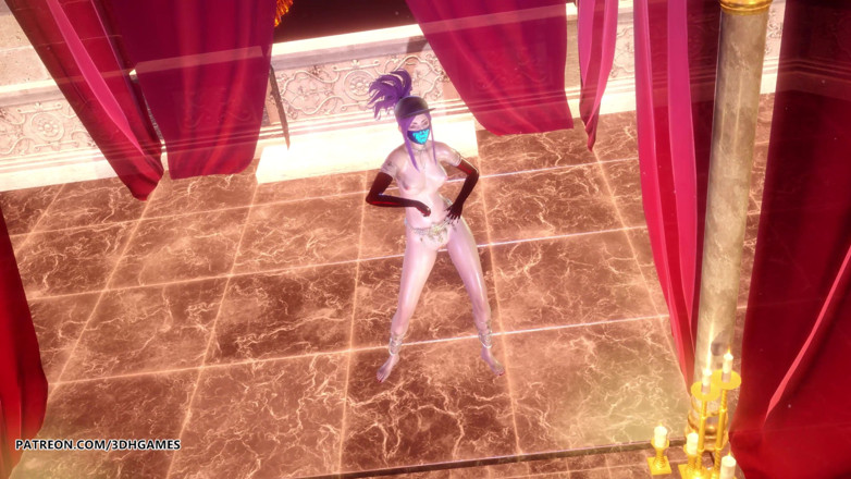 3D-Hentai Games: [MMD] Loona - PTT (barva města) Sexy nahý tanec Ahri Akali Seraphine...
