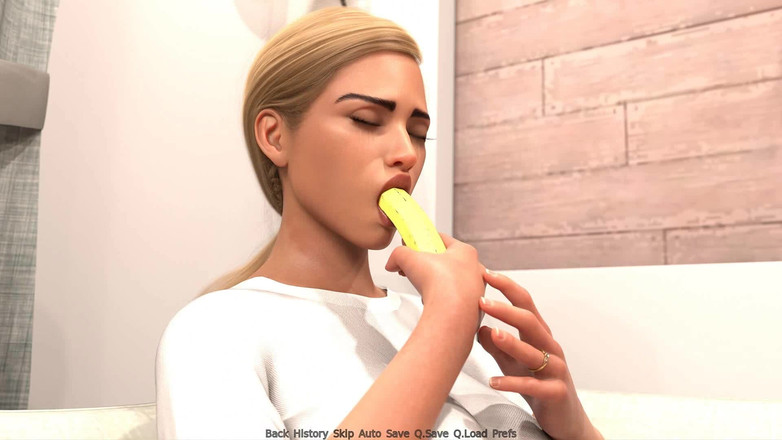 Dirty GamesXxX: Идеальный брак: замужняя жена фантазирует о своих коллегах, мастурбирует с бананом в рот, эпизод 25