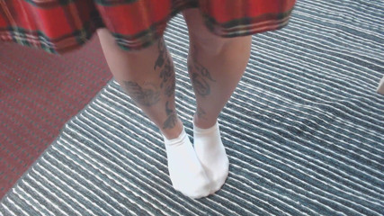 Abby Anna: Hübsche weiße knöchelsocken