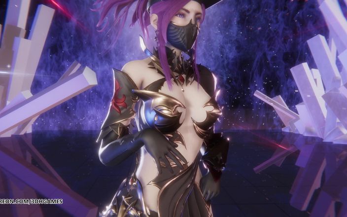3D-Hentai Games: [mmd] Dreamcatcher - Maison Ahri Akali Evelynn Seraphine Nhảy thoát y...
