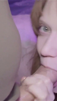 Blowjob with Soles up and Close-up Eye Contact!