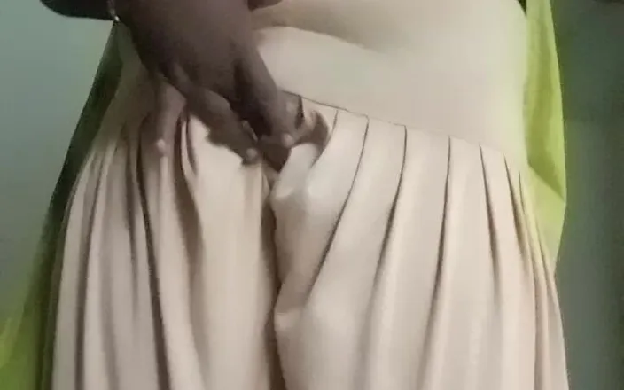Bedroom: Indian aunty dress in the bedroom