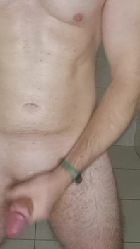 Shaving and Masturbating on Toilet in Hospital