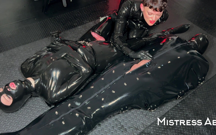 MistressAe: Mistressae Sessions with Princess Latex Rubber Doll: White Cum on...