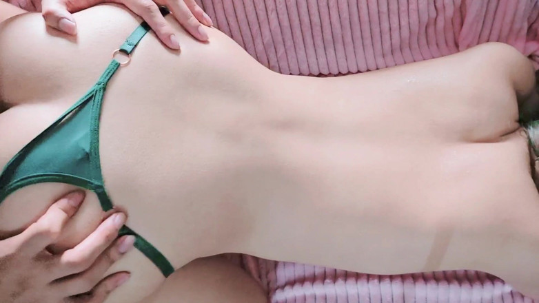 DaddyLikesItPetite: Young Petite Lingerie Green Panty Fuck Cute Moan Ride and...